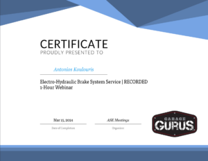 brake system service